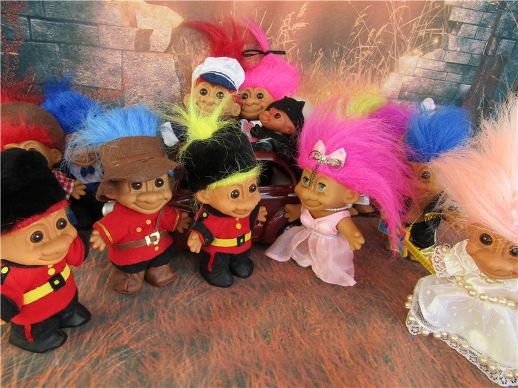 Да здравствуют подарки — Игрушки Тролли (Trolls): винтажные Dam и Russ