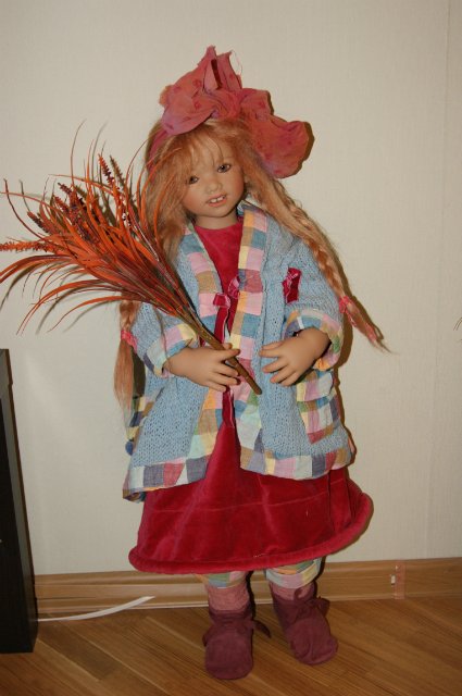 Три осенние принцессы. Коллекционные куклы