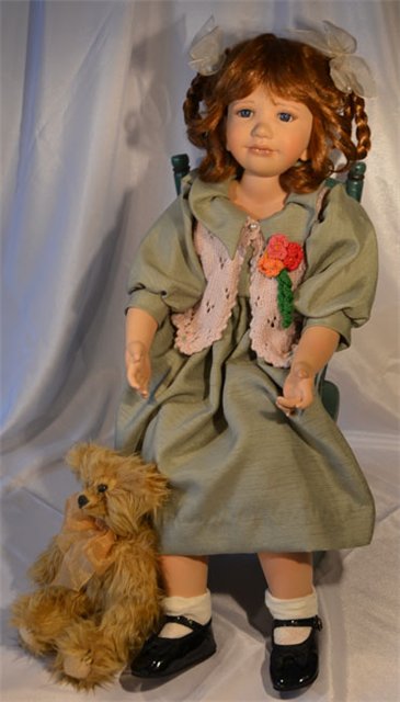 Мои четыре повода для улыбки... Часть коллекции кукол