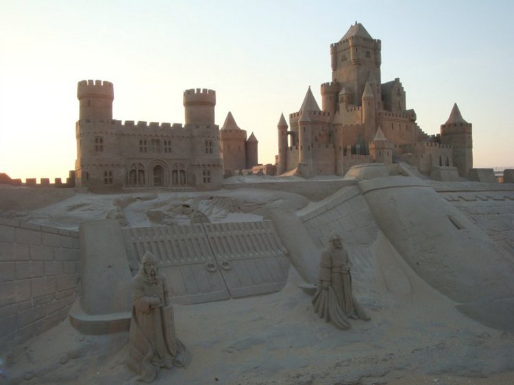 Замки из песка. Путешествие по Схевенингену (Scheveningen, Holland)