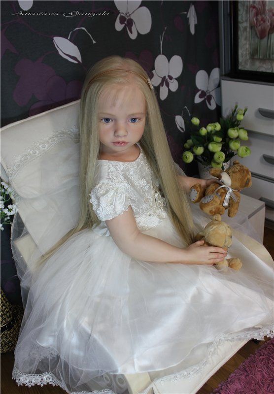 Алеся... Леся, Лесенька. Кукла реборн Анастасии Гангало