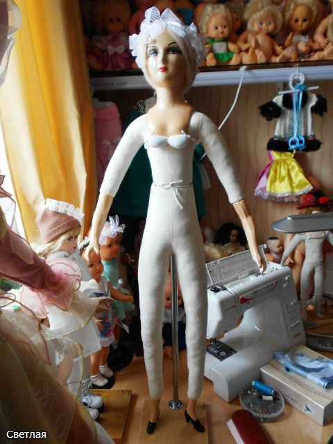 Реставрация Будуарной антикварной куклы. Часть первая. Золушка