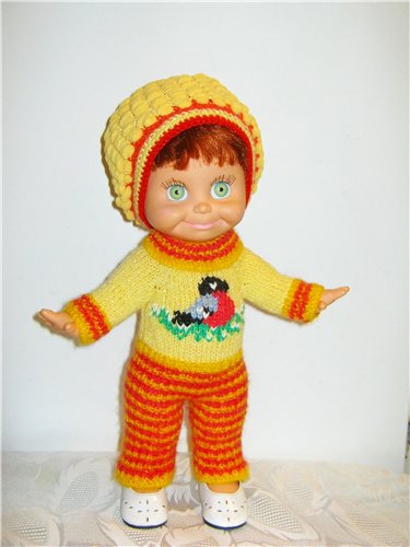 И опять снегири... Комплекты теплой одежды для фэйсинок, паолочек и кукол Готц (фото 7)