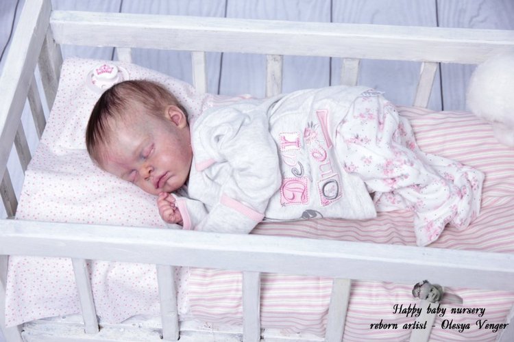 Моя принцесса Крошечка-Кокошечка. Кукла реборн Олеси Венгер