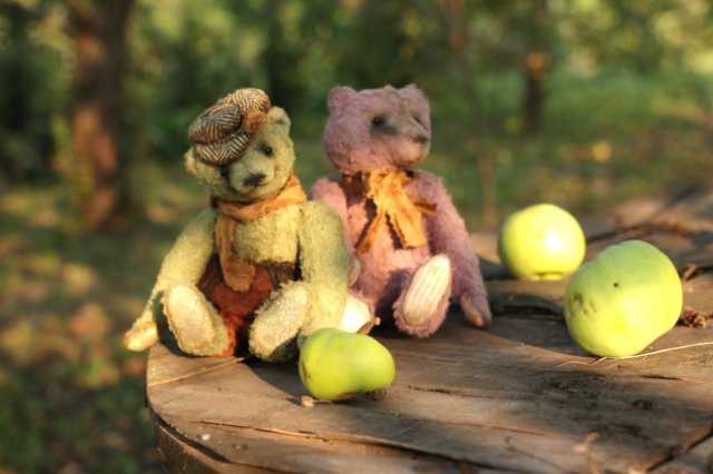 Деревенские медведи. Игрушки ручной работы (фото 8)