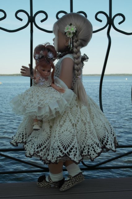 Платья крючком со схемкой 2015 лето - 2 (фото 6)