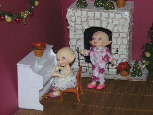 Занавесочная история. Кукольная миниатюра (фото 2)