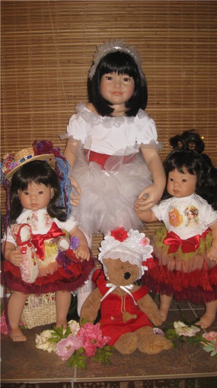 Головокружительные, обворожительные балеринки-лебеди! Адриана от Susan Lippl и две ее сестренки от Lee Middleton! Часть