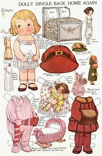 Мои любимые бумажные куклы для вырезания (фото 5)