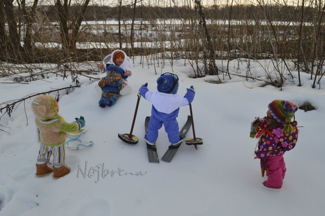 Двое в санках, не считая кота...Вихтели Rosemarie Anna Muller