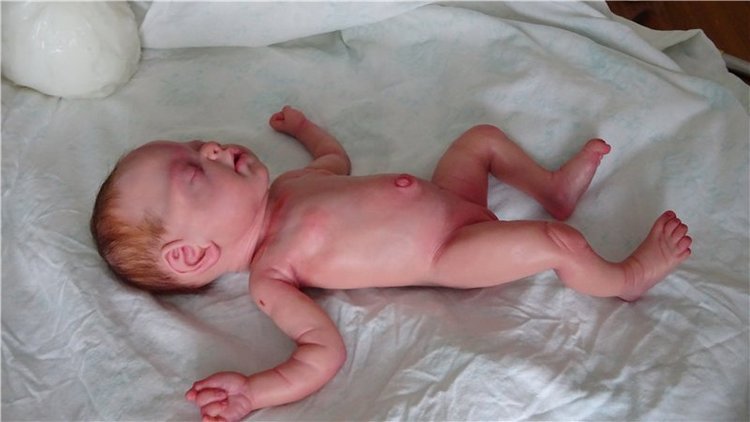 Коралина. Авторская силиконовая кукла Ирины Кондрашовой. Часть 2 (фото 4)