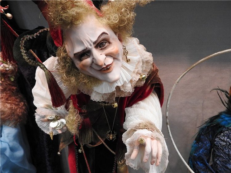 Экскурсия в страну чудес… Авторская кукла. Москва, Тишинка 2016