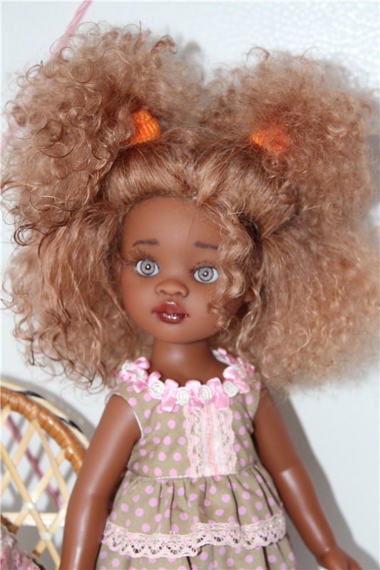 Еще одна переделочка. ООАК куклы Паоло Рейна. Мулатка (фото 2)