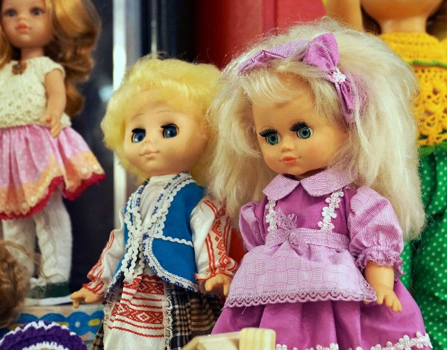 Небольшая выставка кукол на Благотворительном фестивале г. Абакан, 2016