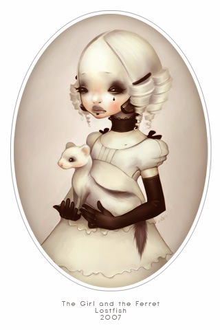 Сюрреалистические иллюстрации французской художницы Элоди LostFish или еще раз об Алисе