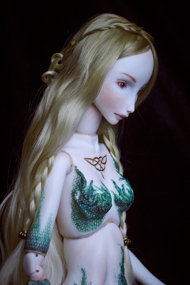 Коллекция шарнирных фарфоровых кукол "Золото Рейна". Искусство Куклы 2016 (фото 10)