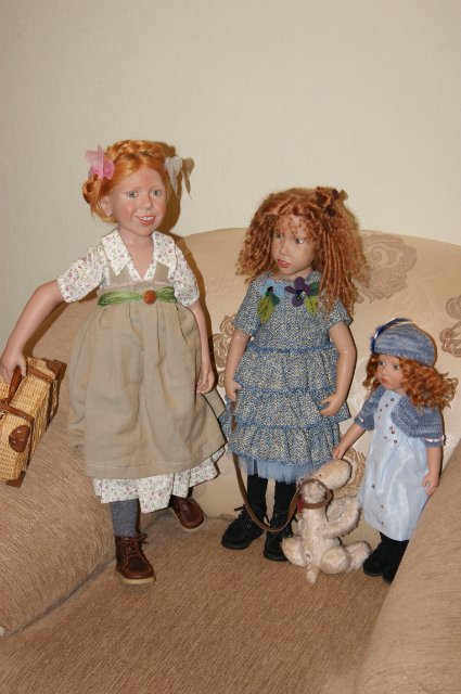 Рыжики Звергназе - Ильва, Гретелизе и Алекса. Коллекционные куклы