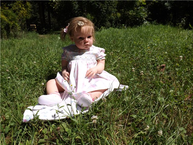 Летняя прогулка Танечки. Кукла реборн