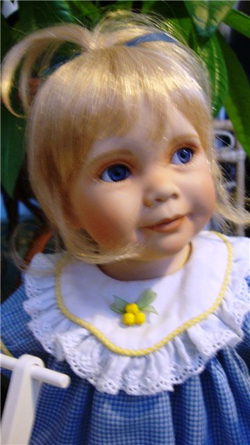 Еще одна маленькая очаровашечка, кукла из фарфора от Анны Тиммерман