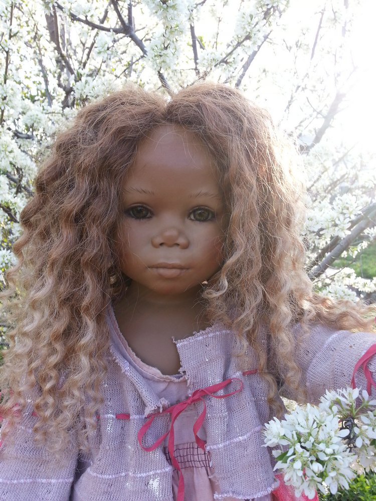 Шоколадная девочка Натитти от Annette Himstedt (фото 8)