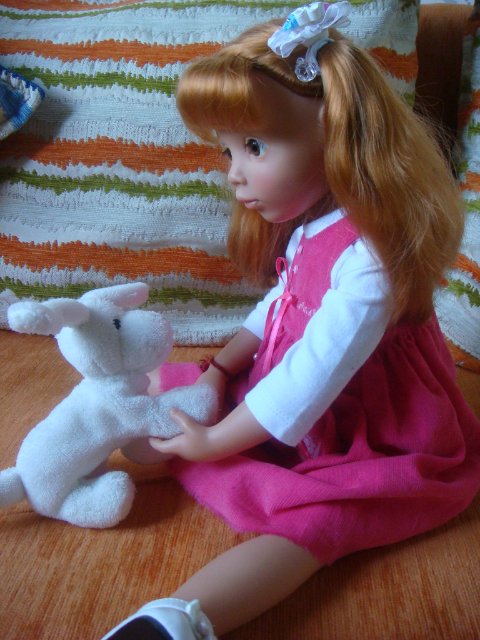 Наша трогательная малышка Машенька. Малышка-феечка Gotz из серии Kinderland Doll (фото 5)