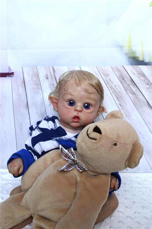 Белокурый гномик реборн — Куклы Реборн (Reborn): работы мастеров (фото 2)