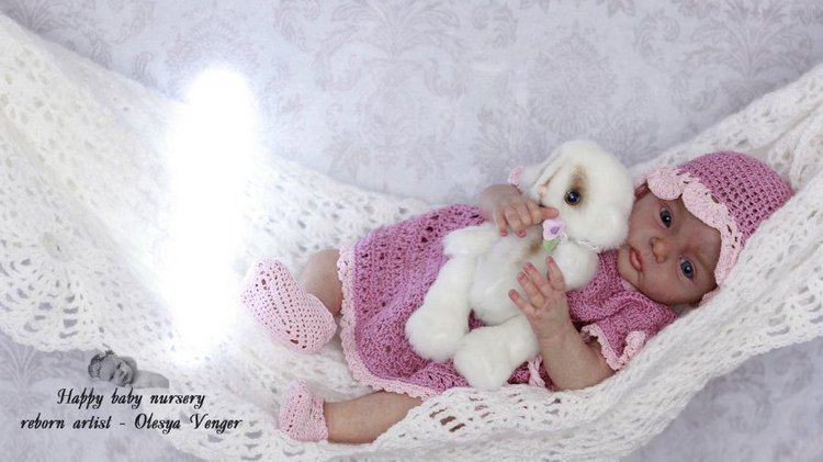 Моя милая златовласка Ева. Кукла реборн Олеси Венгер