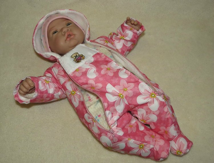 Комбинезон для куклы-малышастика, выкройка | Бэйбики Комбинезон для куклы-малышастика, выкройка (фото 7)