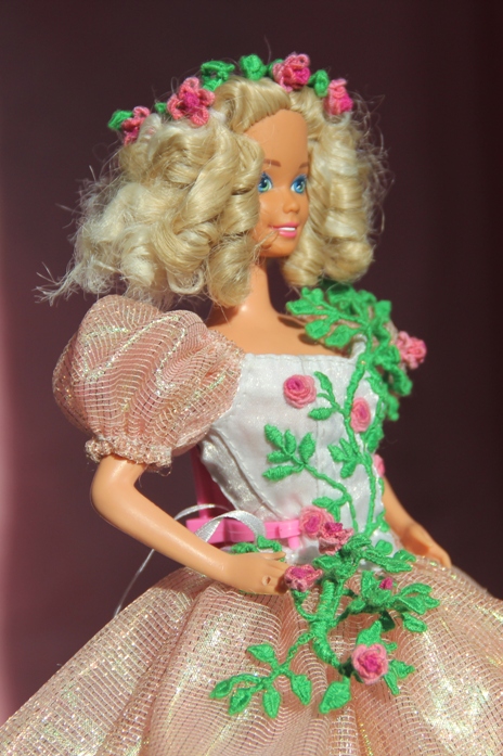 Простушка и розовый куст — Реставрация и преображение кукол: ремонт