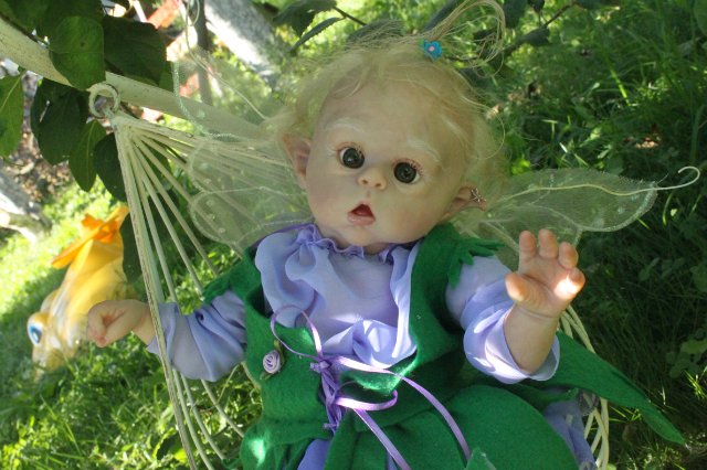 Офелька-стрекоза, куклёныш реборн Элины Кудрявцевой