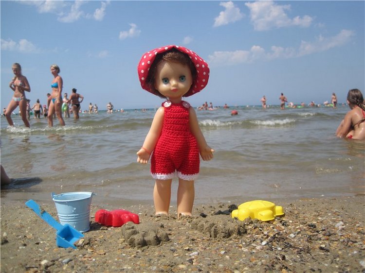 Галчонок и лето. Винтажна куколка СССР Галя