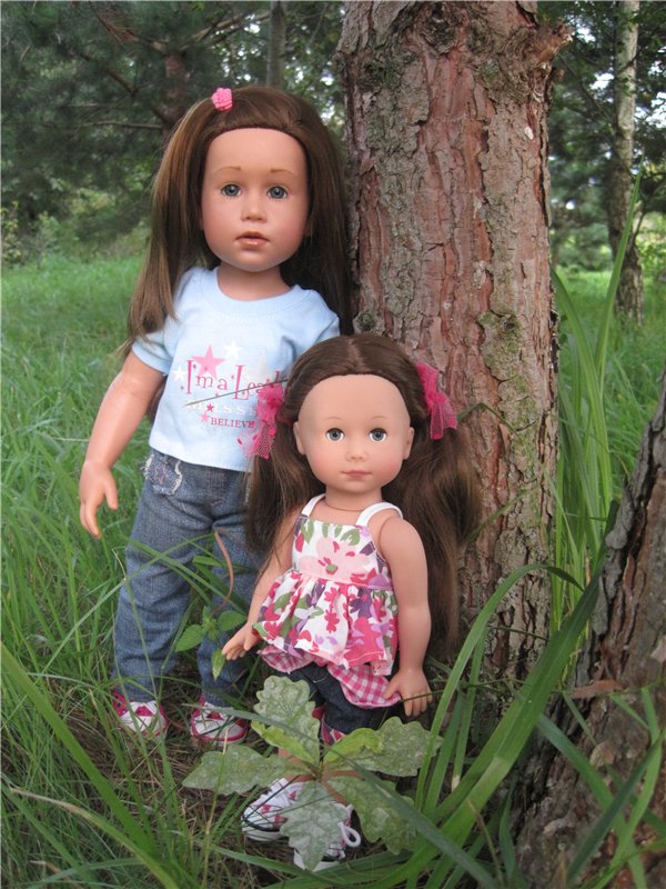 Сестрёнки. Куклы Готц Алиса и Оленька