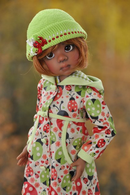 Яркая девочка Талиса от Кайе Виггс... И брызги осени всем цветом,залили краской все вокруг