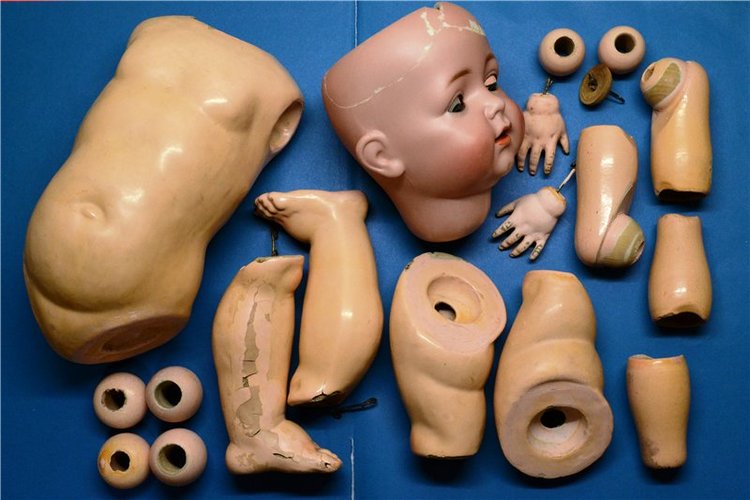 Антикварная кукла Олечка — Редкие антикварные куклы и реплики: воск