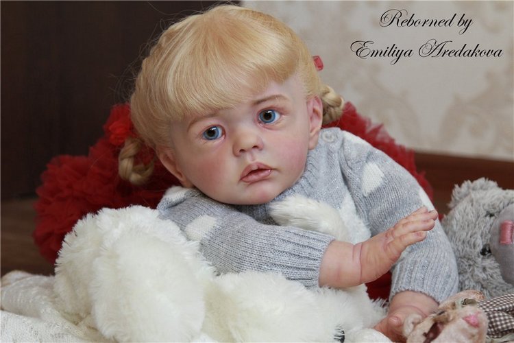 Вилмочка, преображение... Кукла реборн Эмилии Аредаковой (фото 6)