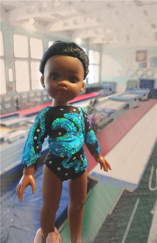 Кукла и ее девочка... Все выше и выше и выше (фото 2)