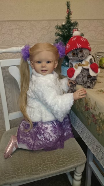 Мое солнышко - малышка Джастина из молда Бонни by Linda Murray