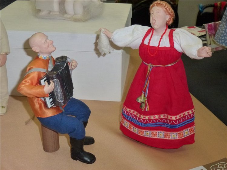 Экскурсия в страну чудес… Авторская кукла. Москва, Тишинка 2016