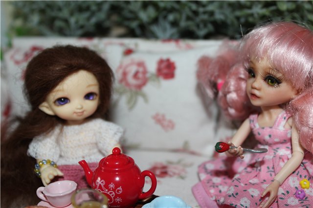Чаепитие у Розочки — Куклы Fairyland (ФэйриЛэнд): BJD (БЖД) (фото 4)