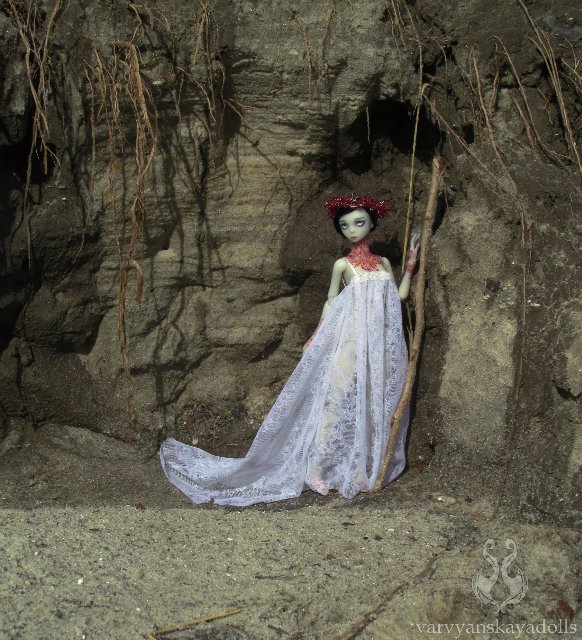 Аннабель Ли. Шарнирная кукла (фото 6)