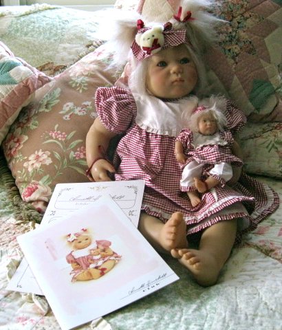 Маленький хомячок-baby Lieschen от Annete Himstedt