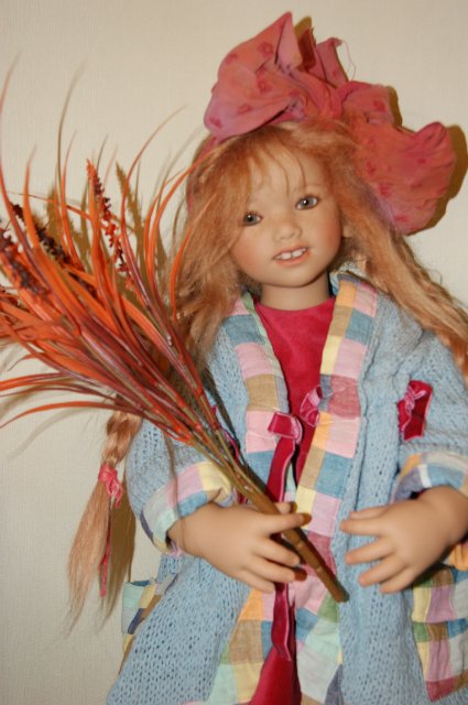 Три осенние принцессы. Коллекционные куклы