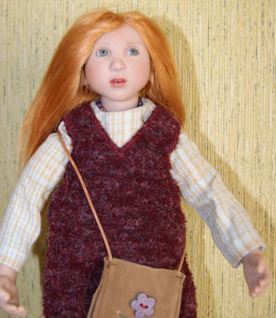 Коллекционная кукла Amelie - мое рыжее облачко (фото 9)