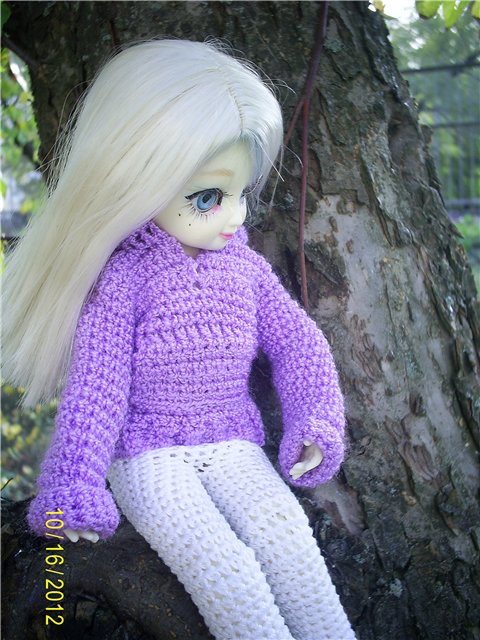 Сиреневый туман... Обновки для куклы БЖД (фото 10)