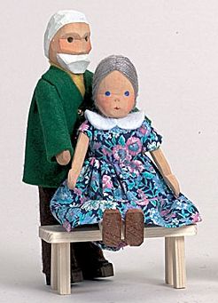 Куклы из дерева по семейной традиции Lotte Sievers-Hahn dolls, Лотты Сиверс-Хан
