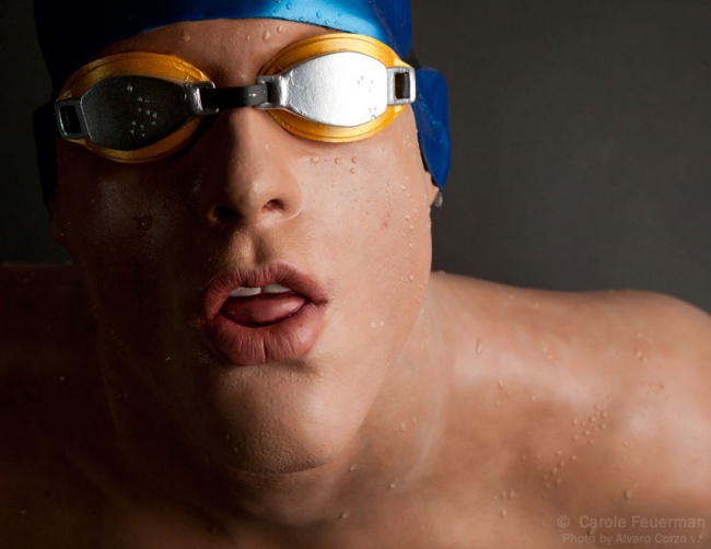 Кэрол Фейерман, Carole Feuerman: потрясающие произведения скульптуры мокрых людей (фото 5)