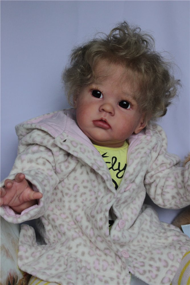 Блондинка Эллочка. Кукла реборн Светланы Преображенской (фото 3)