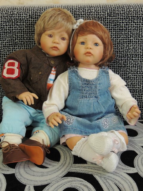 Сказка про Аиста. Куклы Bettine Klemm