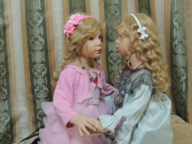 Сестрёнки заверушки Ливия и Паула. Куклы Zawieruszynski