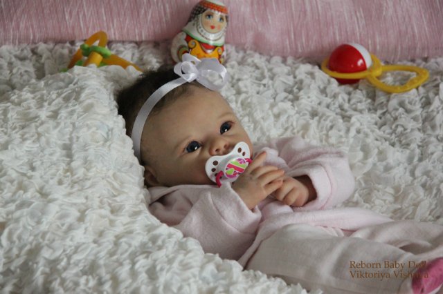 Девочка Кристочка... Куколка реборн Виктории Вишни